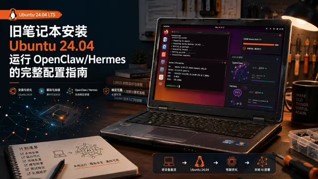 Complete Configuration Guide for Installing Ubuntu 24.04 on an Old Laptop to Run OpenClaw/Hermes